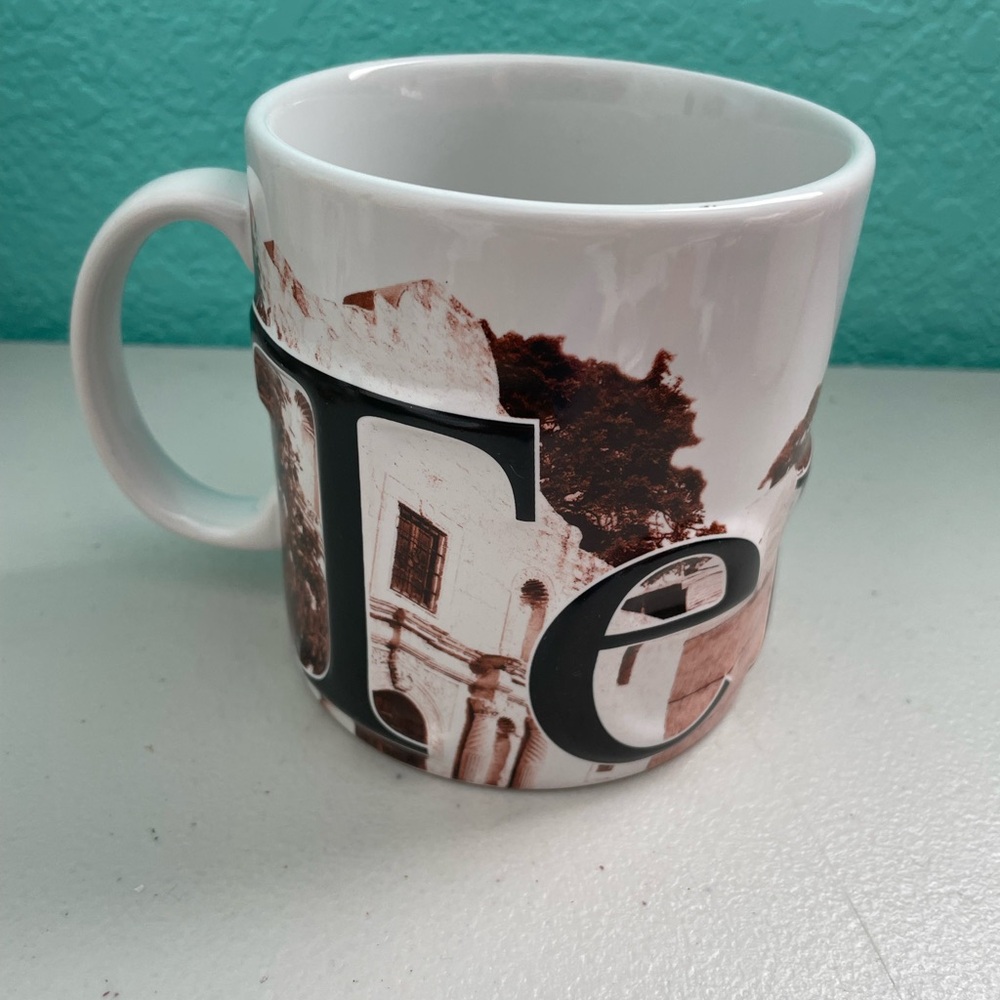 Americaware Texas Coffee Mug 3D Lettering Longhorn Steer 18oz 2007